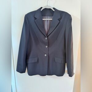 French Blue Taylored fit luxury Women's Blazer size 14